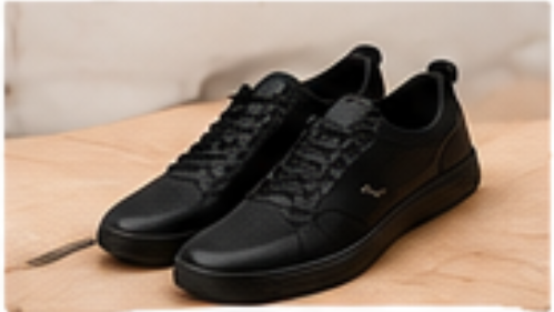 black sneaker